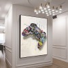 Graffiti Abstract Game Handle Art Gamepad Canvas Art Posters and Print Canvas Paintings on the Wall for Kids Room Home Decor