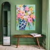 Abstract Palm Beachers Floral Prints and Poster Flower Canvas Oil Painting Glciee Home Decor Wall Art Cuadros for Living Room