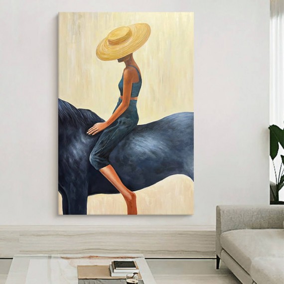 Modern minimalist wabi-sabi retro abstract wall art, luxurious handmade custom-sized canvas oil painting wall decoration