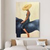 Modern minimalist wabi-sabi retro abstract wall art, luxurious handmade custom-sized canvas oil painting wall decoration