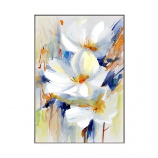 Amaryllis-Vibrant Floral Watercolor Painting for Elegant Interiors
