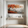 Autumn Serenade-Textured Fall tree Oil Painting on Canvas for Luxury Decor