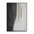 Black, Grey Textured Curved abstract Wall Art - Stylish Accent for Contemporary Homes