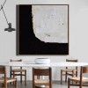 Black and White Textured abstract Art