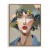 Bold Gaze – Plaster Art Texture Painting abstract Female Portrait Oil Painting on Canvas