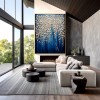 Celestial Veil - Textured abstract Floral tree Oil Painting