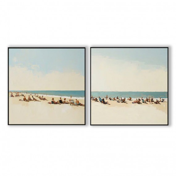 Coastal Serenity Diptych