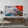 Colored Wheat-Colorful abstract Landscape Canvas Painting for Modern Decor