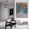 Colorful abstract Art: Bold Oil Painting for Vibrant Wall Decor