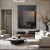Dark Geometry-Wabi sabi abstract Geometric Canvas Art | Textured Modern Wall Decor