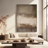 Desert Haze – Large Minimalist abstract Textured Canvas Wall Art for Modern Living Room