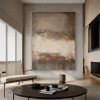 Desert Haze – Large Minimalist abstract Textured Canvas Wall Art for Modern Living Room
