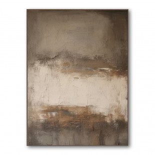 Desert Haze – Large Minimalist abstract Textured Canvas Wall Art for Modern Living Room