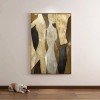 Dialogue-abstract Oil Painting on Canvas | Modern Textured Wall Art for Living Room