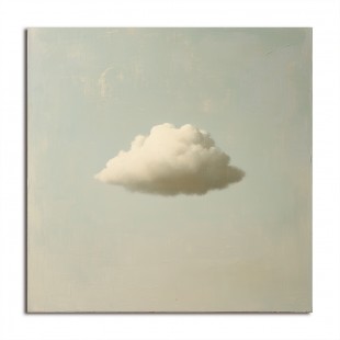 Dream Drift - 3D Cloud abstract Wall Art,Soft Tone Minimalist Decorative Painting