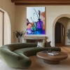 Echo in Glass - Minimalist Floral in Glass Bottles – abstract Still Life Modern Wall Art