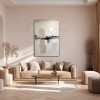 Echoed Forms — Minimalist Textured abstract Art