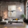 Echoed Forms — Minimalist Textured abstract Art
