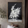 Ethereal Dance – Original Minimalist abstract Oil Painting for living room