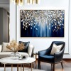 Ethereal Fall – Textured abstract Leaf Oil Painting