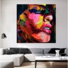 Extasy-Vibrant abstract Portrait: A Burst of Colorful Expressions