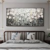 Field of Lilies-Textured abstract Floral Painting for Elegant Decor