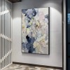 Flowery Dreams-abstract Flower Oil Painting for Modern Minimalist Interiors