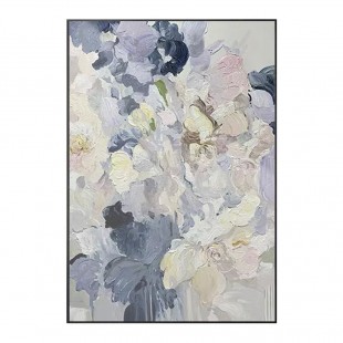 Flowery Dreams-abstract Flower Oil Painting for Modern Minimalist Interiors