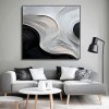 Flowing Silhouettes-abstract Sculpture Painting for Modern Minimalist Interiors