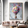 Flying with Love – A Colorful Heart Hot Air Balloon Painting