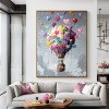 Flying with Love – A Colorful Heart Hot Air Balloon Painting