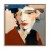 Fragmented Gaze – abstract Woman Portrait Oil Painting on Canvas