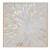 Gold Framed Square Textured abstract Wall Art: Light Blue & Gold Burst Pattern for Modern Home Decor
