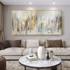 Gold Rush-Luxury Metallic abstract Canvas Art for Modern Decor