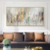 Gold Rush-Luxury Metallic abstract Canvas Art for Modern Decor