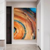 Gold and Jade-Large abstract Painting with Gold & Jade Tones for Living Rooms