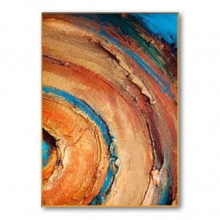 Gold and Jade-Large abstract Painting with Gold & Jade Tones for Living Rooms