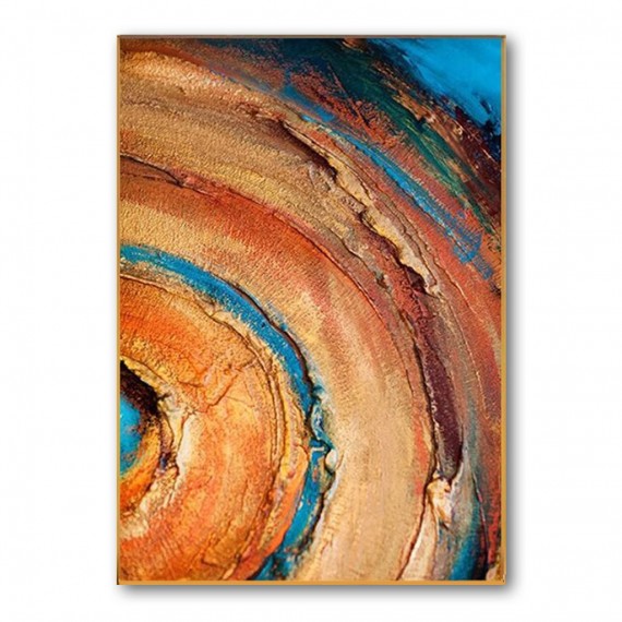 Gold and Jade-Large abstract Painting with Gold & Jade Tones for Living Rooms