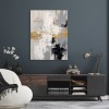 Golden Balance: abstract Art