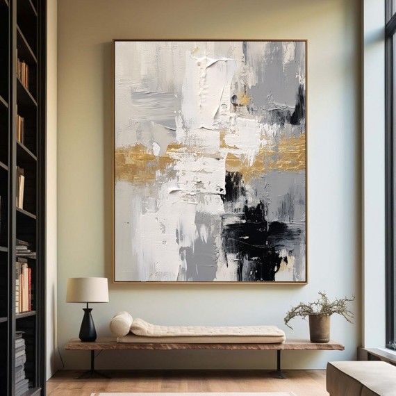 Golden Balance: abstract Art
