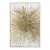 Golden Burst-Vertical abstract Textured Canvas Painting for Modern Interiors