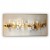 Golden Echo-Golden abstract Cityscape Oil Painting, Textured Modern Wall Art for Home Decoration