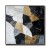 Golden Fractures abstract Art - Textured Modern Oil Painting for Contemporary Wall Decor