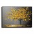 Golden Serenity - Plaster Art Texture Painting abstract Floral Canvas Oil Painting
