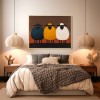 Hand-Painted Sheep Wall Art – Minimalist Animal Canvas Painting for Modern Home Decor