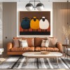 Hand-Painted Sheep Wall Art – Minimalist Animal Canvas Painting for Modern Home Decor