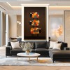 Hand-Painted Stacked Sheep Wall Art – Minimalist Animal Canvas Painting for Modern Home Decor