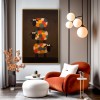 Hand-Painted Stacked Sheep Wall Art – Minimalist Animal Canvas Painting for Modern Home Decor