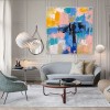 Hazy Colors-abstract Color Block Canvas Art - Unique Statement Piece for Home Decor