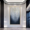 Heaven Sky-Minimalist abstract Oil Painting with Soft Cascading Texture